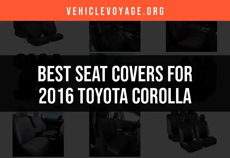 15 Outstanding Seat Covers for the 2016 Toyota Corolla